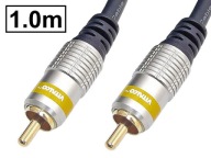 Kábel RCA/CINCH-RCA/CINCH INTERCONNECT COAXIAL HQ VITALCO 1m