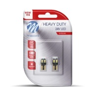 LED ŽIAROVKA W5W 24V M-TECH DIÓDA OSRAM 6000K 4x SMD FLAT SIDE DIODE
