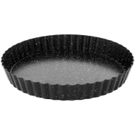 TARTOVAČ s odnímateľným DNOM, 25 cm, čierna