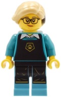 LEGO figúrka col435 71045 LEN OBRÁZOK domáceho strihača bez príslušenstva