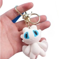 WHITE FURY KEYRING plast Fantazja24 WHITE FURY KEYRING