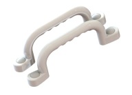 SLNKO - IHRISKO RÚČKY 240 mm - 2 ks S BIELYMI SKRUTKAMI WH