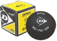 DUNLOP PRO SQUASH LOPTA (2 ŽLTÉ BODKY) 1 KS