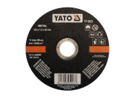 Rezný kotúč na kov 125x1,2x22 mm YT-5923