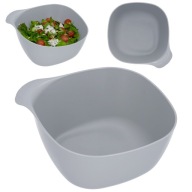 ŠEDÁ PLASTOVÁ MISKA 17x14 CM NA OBJEDNANIE OVOCIE KUCHYŇSKÁ MISKA 0,75L