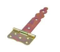 Stavebný pánt altánkových dverí, žltý, pozinkovaný, 250mm