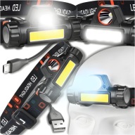 COB HLAVNÁ LAMPA 4v1 HLAVNÁ LAMPA S MAGNETOM