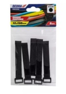 PÁSKY NA VELCRO 16*310MM ČIERNA 10KS DEDRA