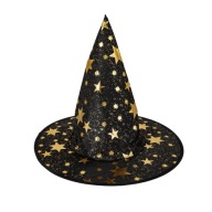 Zlatý hviezdny klobúk HALLOWEEN Karnevalový kostým
