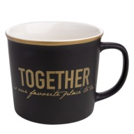 Florina Jednoduchý porcelánový hrnček 380 ml