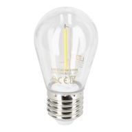 LED žiarovka ST45 1W E27 TEPLÁ farba 2700K 50lm