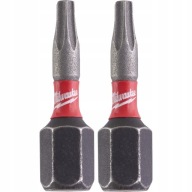 MILWAUKEE SHOCKWAVE BIT TX10 25mm 2ks.