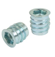 10x M8 x 15 mm nástrčná vložka, nábytková vložka do dreva, s imbusovým kľúčom 8
