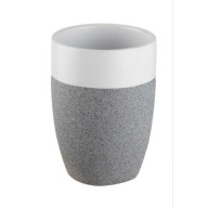 Kozmetický hrnček Bisk Stone sivý 06311