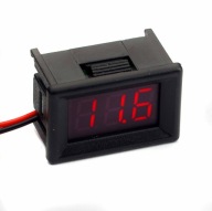 Digitálny voltmeter pre 30V DC LED červený 0,36