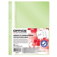 Zasúvacia zložka Office Products, 2-dierová, svetlozelená - 1 ks.