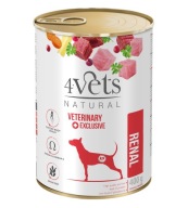 4Vets Natural Renal plechovka pre psov 400 g