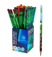 Školská trojhranná grafitová ceruzka HB ASTRA Pixele