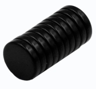 SILNÝ VALEC NEODYMOVÝ MAGNET 10x2 - ČIERNA 10KS / NEODYMOVÉ MAGNETY /