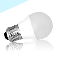 SMD E27 LED žiarovka 4W=35W G45 STUDENÁ GUĽA