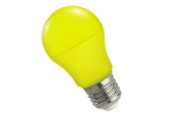 LED GUĽOVÁ žiarovka E27 4,9W žltá na podsvietenie reklamy