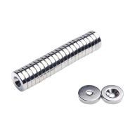 Magnet PierśMP 14x(7,5x3,5)x3 N38 pre skrutk