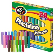 Astra školská plastelína AS 24 farieb nefarbí