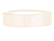 Saténová stuha 12 mm / 25 m krémová ecru