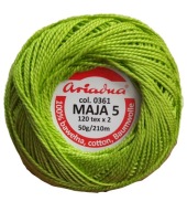 Cordonek MAJA 5 ariadna 210m - 361- akvamarín