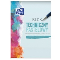 FAREBNÝ PASTEL TECHNICKÝ BLOK A4 10 LIST 225g OXFORD