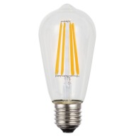 RETRO EDISON ST64 E27 LED ŽIAROVKA 230V 8W TEPL