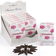 GERANIUM kónické vonné tyčinky 15 ks Stamford