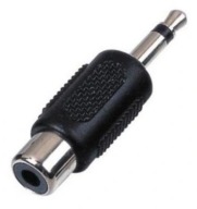 JACK 3.5 mono zástrčka / RCA phono zásuvka (1552a)