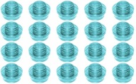 LEGO Round Plate Peas 1x1 Trans Light Blue 20 ks 6283590 4073
