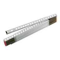 STALCO Zvinovací meter, biely, 1 m