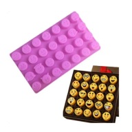 Silikónová forma na mydlá EMOTY EMOTICONS REACTIONS 28 ks.