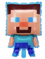 Fóliový balón s mužskými pixelmi Hra Herné narodeniny