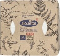 ALOUETTE Recyklačné kozmetické obrúsky 3-vrstvové 60 ks