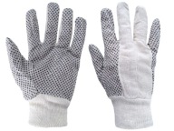 Pracovné rukavice bodkované denim, veľkosť 10,5