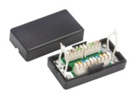 Alantec WTM08 UTP sieťový krútený konektor, čierny