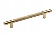 KĽÚČKA NA ZÁBRADLIE PRIEMYSELNÉHO NÁBYTKU, ZLATÁ, 160mm