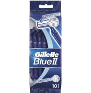 Gillette Blue II Chromium 10 ks Jednorazové žiletky Žiletka