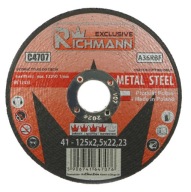 KOVOVÉ REZNÉ KOTOUČE 125 x 2,5mm RICHMANN