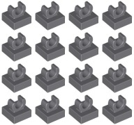 LEGO 15712 DRŽADLO NA DLAŽDIČKU 1x1 tmavosivá (3g) 16ks