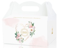 Cake box communion boxy communion IHS ďakujem tortu