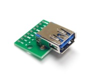 Adaptérový modul USB 3.0 A(F)/9PIN zásuvka 2,54 mm