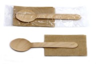 Drevené lyžice, jednotlivo balené (16 cm)
