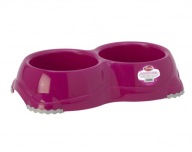 PET NOVA Miska pre psa protišmyková 2x330ml, ružová