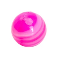 LED BALL hračka, svietiaca, senzorická, trblietavá RUŽOVÁ planéta pre psíka