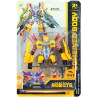 SKLADACÍ ROBOT 2V1 VZORY FAREBNÝCH AKČNÝCH OBRÁZKOV